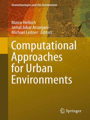 cover image of Computational Approaches for Urban Environments